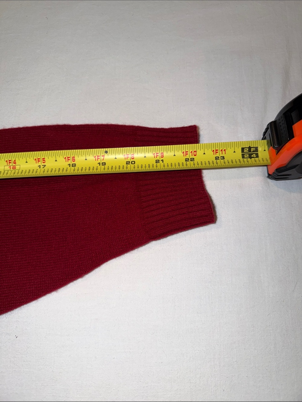 Pendleton Red Wool Button-Front Cardigan with Gold Buttons - Picture 6 of 6